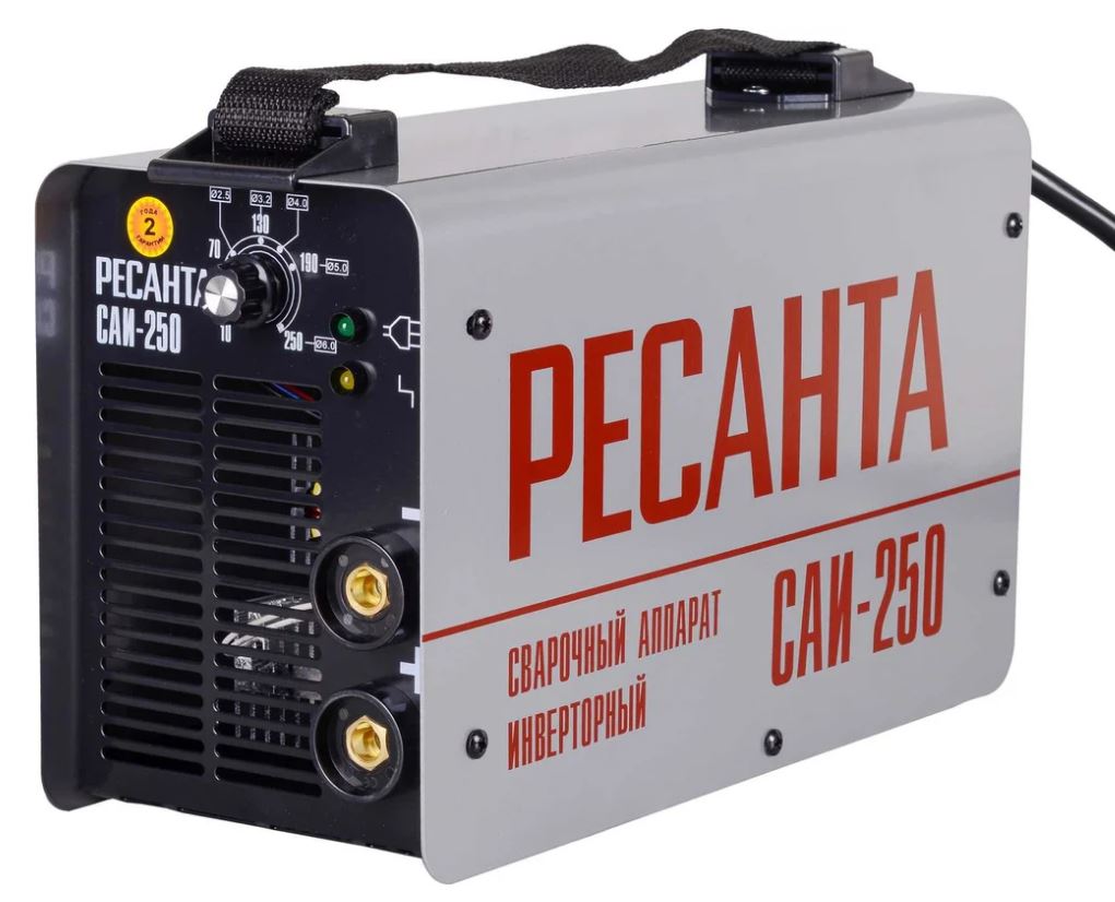 

Сварочный аппарат инверторный Ресанта САИ 250 65/6, САИ 250