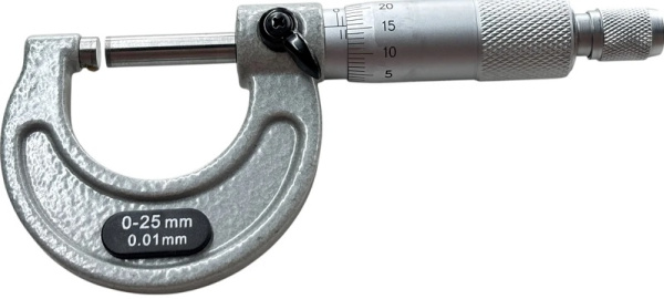 Изображение товара Микрометр Inforce 06-11-41 с диапазоном 0-25 мм и точностью ±0.004 мм