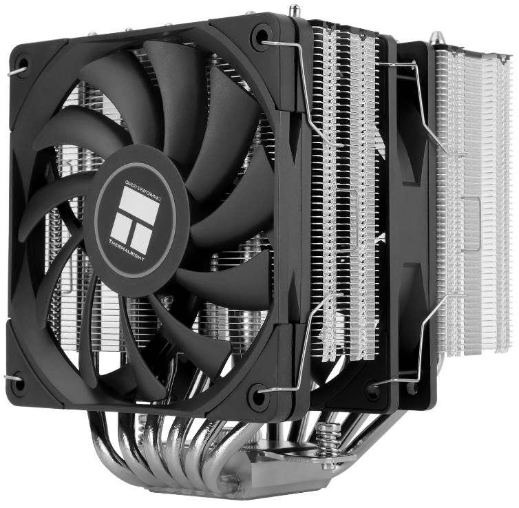 

Кулер Thermalright Royal Knight 120 SE RK120-SE LGA1200/1700/1851/2011/2066/115X/AM4/AM5 (2*120mm, 1500-1800rpm, 66.17CFM, 26.1dBa, 4-pin PWM), Royal Knight 120 SE