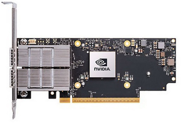 Изображение товара Высокопроизводительная сетевая карта Mellanox ConnectX-7 PCI-E x16 OSFP 400 Гбит/с