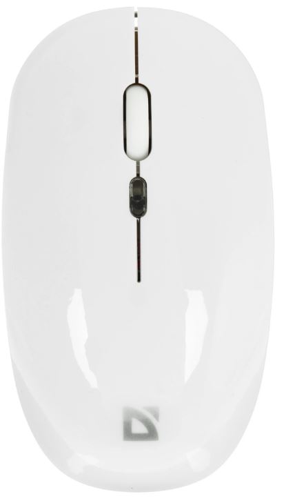 

Мышь Wireless Defender Calessa MB-252 52252 оптическая белая, 4кн, 2.4G+BT, 500мАч, радуж, Calessa MB-252