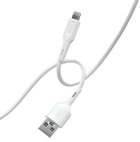 

Кабель More Choice K63i/К63л К63л 2м White USB 2.4A для Lightning 8-pin ПВХ 2м, K63i/К63л