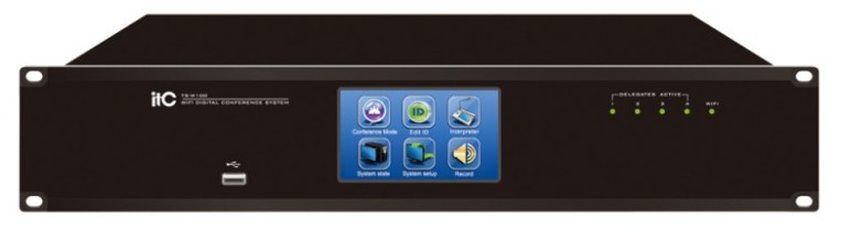 

Контроллер TS-W100 ITC TS-W100, цифровой контроллер для проводных и беспроводных конференц-систем, шт, TS-W100