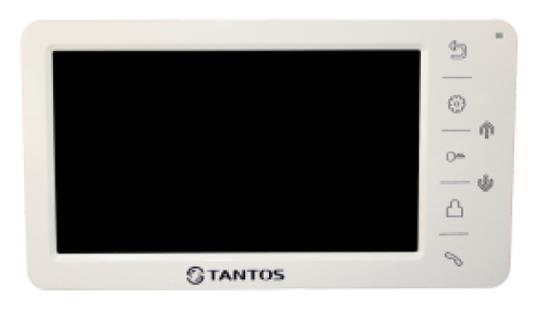 

Видеодомофон Tantos Amelie (White) - 4 цветной аналоговый 7" handfree, встроенный коммутатор на 4 вы, Amelie (White) - 4