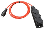 фото Удлинитель силовой  iTOK i-CONNECT-COLOR-SU-KG-325-3-54-7-BLACK-OR