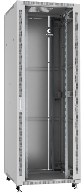 

Шкаф напольный 19", 47U Cabeus SH-05C-47U80/80 800x800x2277mm (ШхГхВ) передняя стеклянная и задняя сплошная металлическая двери, ручка с замком, цвет, SH-05C-47U80/80