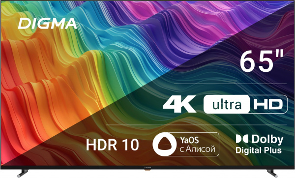 фото Телевизор LED Digma DM-LED65UBB33 в Казани