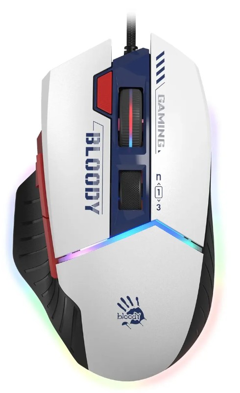 

Мышь A4Tech Bloody W95 Max Sports синий/белый оптическая 12000dpi USB 10but (1911898), Bloody W95 Max Sports