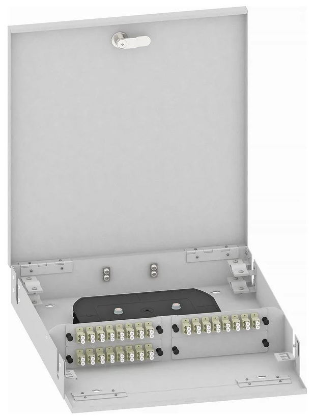 Кросс оптический настенный TopLAN КРН-Top-48LC/P-OM2-GY