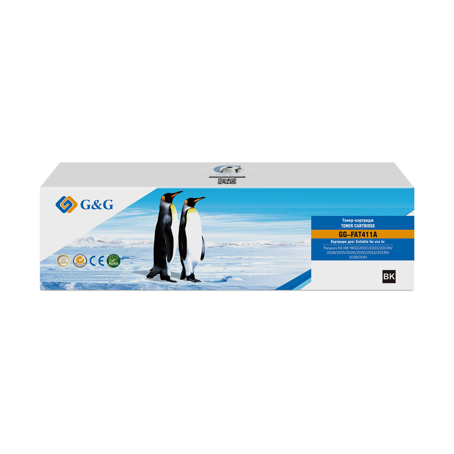 

Картридж G&G GG-FAT411A черный (2000стр.) для Panasonic MB1900/MB2000/MB2010/MB2020/MB2025/MB2030, GG-FAT411A