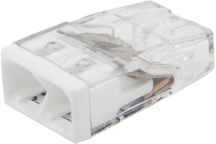 

Клемма Rexant 07-3211 экспресс СМК 2273-202, 2-проводная 0.5-2.5 мм2, прозрачная, 07-3211