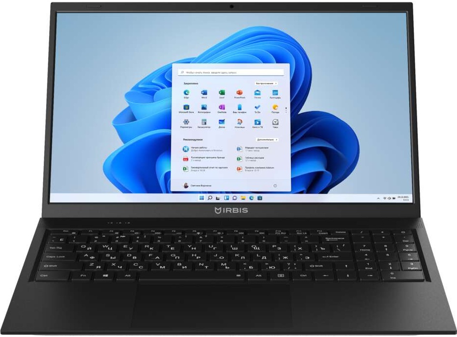 

Ноутбук Irbis BREEZE 15NBC1015B N100 /8GB/256GB SSD/15.6" FHD IPS/WiFi/BT/cam/Win11Pro/black, BREEZE