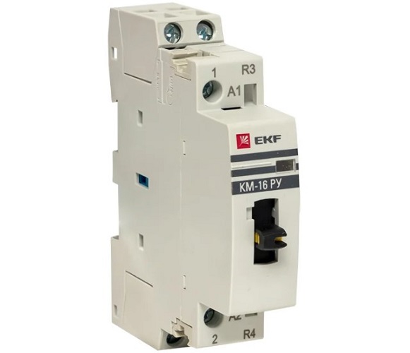 

Контактор EKF km-1m-16-11 КМ РУ 16А 1NO+1NC (1 мод.), km-1m-16-11