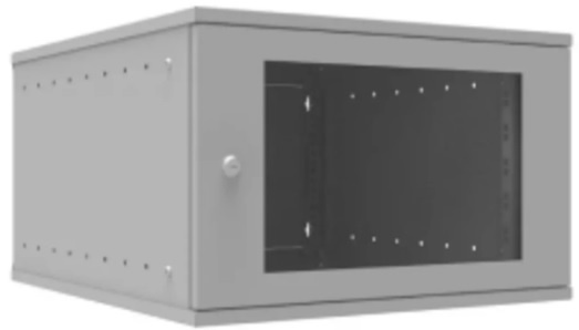 фото Шкаф настенный 19", 6U SNR SNR-TWC-6-GL в Красноярске