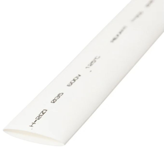 Изображение товара Термоусаживаемая трубка Rexant 23-5001 1 м белая для изоляции и герметизации