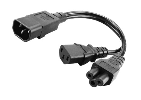 Кабель-переходник KS-IS KS-930A IEC-C14 в IEC-C13 + IEC-C5