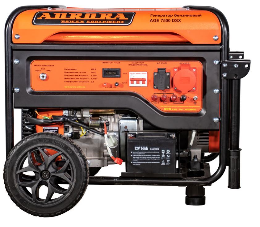 

Генератор бензиновый Aurora AGE 7500 DSX 6776 Aurora, AGE 7500 DSX