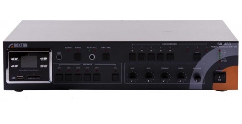 Система Roxton SX-480 оповещения автоматическая - USB - проигрыватель - тюнер - усилитель