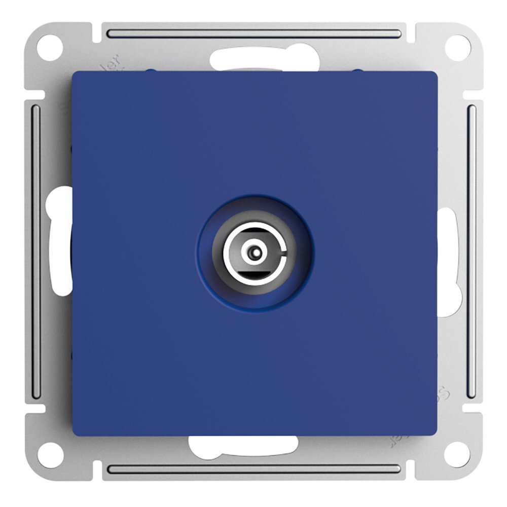 

Розетка телевизионная Systeme Electric ATN001193 AtlasDesign коннектор, механизм, аквамарин, ATN001193