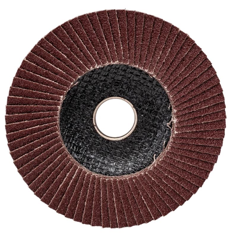 

Круг лепестковый KRANZ KR-90-0017-1 торцевой, циркониевый, P120, 125х22,2мм INOX, KR-90-0017-1