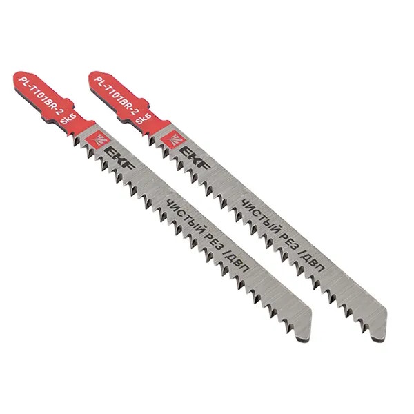 

Пилка для электролобзика EKF pl-t101br-2 обратные T101BR (чистовой рез по ДВП)(SK5)(2 шт) Expert, pl-t101br-2