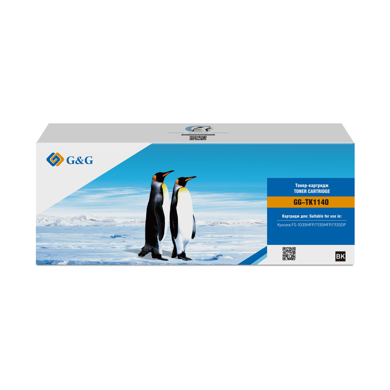 

Картридж G&G GG-TK1140 GG Toner cartridge for Kyocera FS-1135MFP/M2035DN/M2535DN (7200 pages) With Chip, GG-TK1140