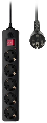 

Сетевой фильтр Buro 500SH-10-B 5 розеток, 10 метров, черный, 500SH-10-B