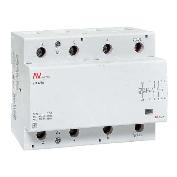 

Контактор модульный EKF km-av-6-125-40-230V КМ 125А 4NO 230VAC (6 мод.) AVERES, km-av-6-125-40-230V