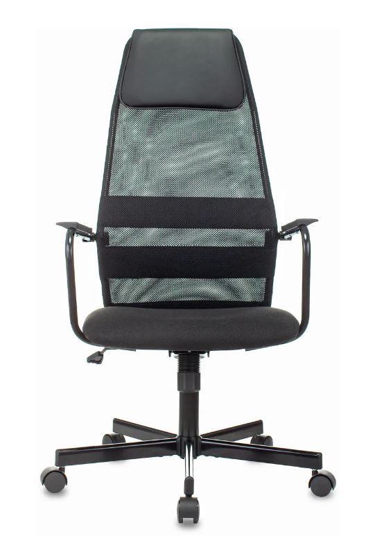 

Кресло Бюрократ KB-5M/BLACK черный TW-01 3C11 сетка/ткань с подголов. крестов. металл черный, KB-5M/BLACK