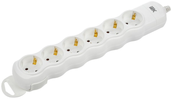

Колодка удлинителя IEK WYP10-D-KP-16-06-ZS-K01 РПр06 6 мест, WYP10-D-KP-16-06-ZS-K01