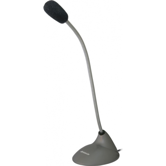 

Микрофон Defender MIC-111 64111 компьютерный, серый, кабель 1,5 м, MIC-111