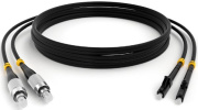 фото Патч-корд TELCORD ШОС-2x3.0-2FC/U-2LC/U-SM-15м-LSZH-BK