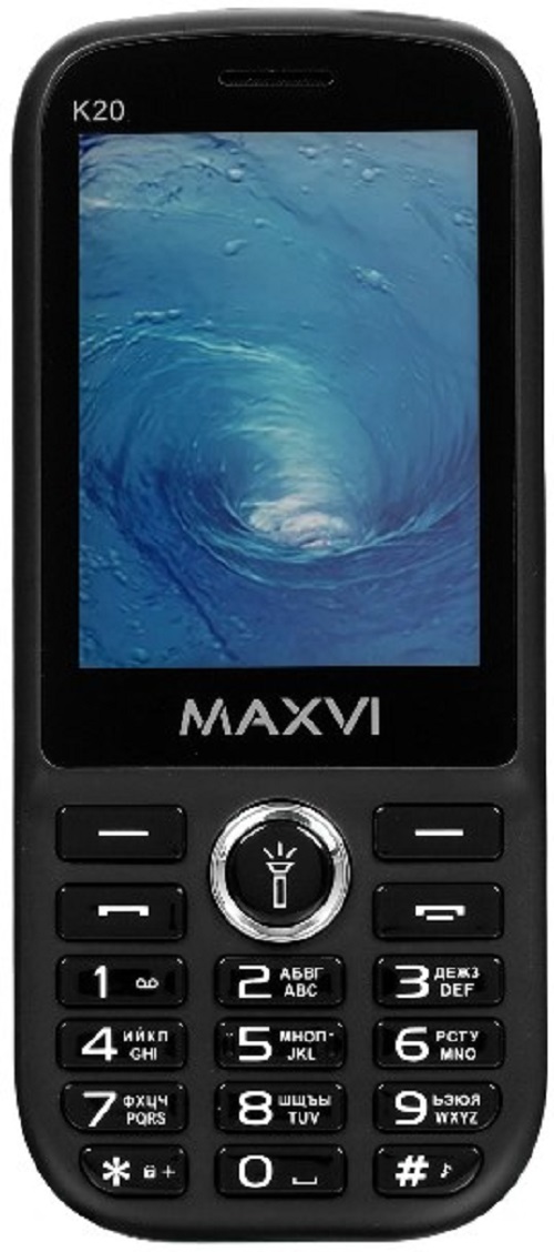 

Мобильный телефон MAXVI K20 4620039112466 black, K20