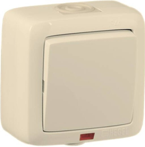 Изображение товара Выключатель одноклавишный HEGEL ВА16-212-01