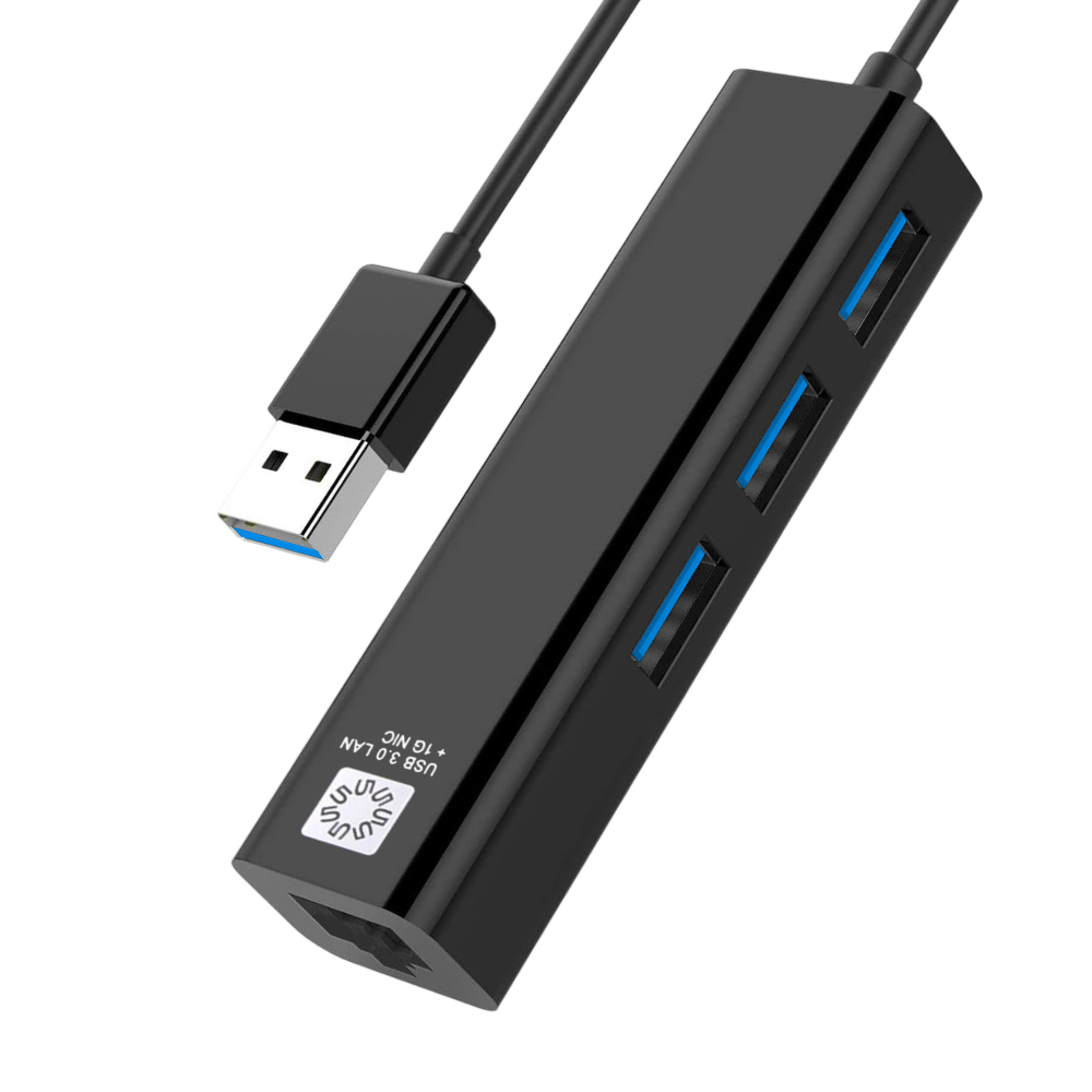 

Сетевая карта 5bites UA3-45-04BK USB3.0,3*USB3.0,RJ45 1G,black, UA3-45-04BK