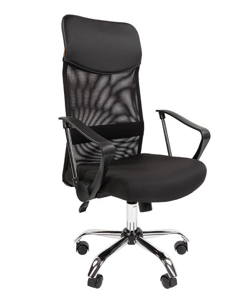 

Кресло офисное Chairman 610 7123276 Россия 15-21 черный N, 610