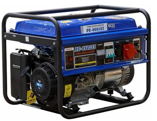 Изображение товара Генератор бензиновый ECO PE-8501S3