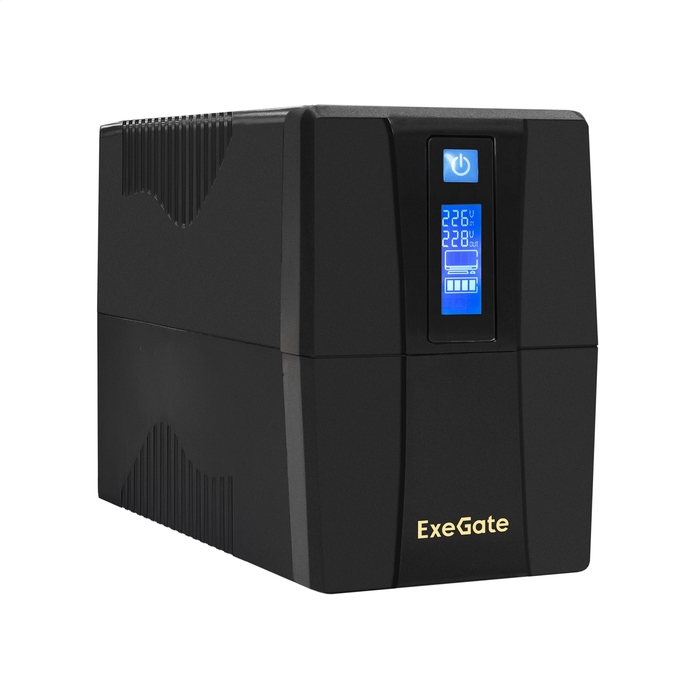

Источник бесперебойного питания Exegate SpecialPro Smart LLB-600.LCD.AVR.EURO.RJ.USB EP285580RUS 600VA/360W, LCD, AVR, 2 евророзетки, RJ45/11, USB, bl, SpecialPro Smart LLB-600.LCD.AVR.EURO.RJ.USB