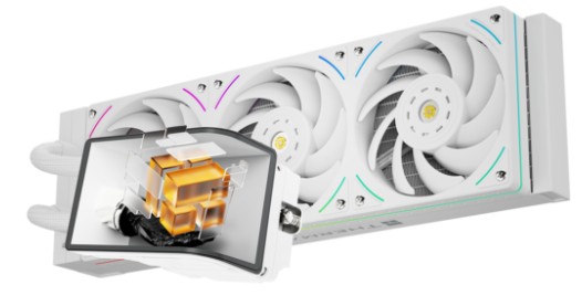 

Система охлаждения жидкостная Thermalright Wonder Vision 360 UB ARGB White LGA115x/1200/1700/1851/AM4/AM5 (3*120mm, 2150rpm, 69CFM, 27dBa), Wonder Vision 360 UB ARGB White