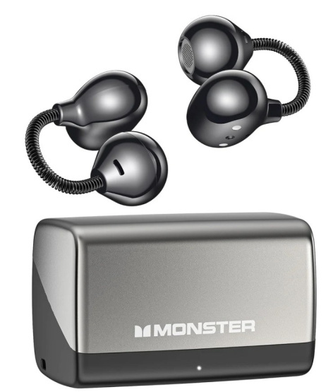 Изображение товара Наушники TWS Monster Airclip AC700 (MH22285), Bluetooth, Вкладыши+внутриканальные, Черный, [123341-01]