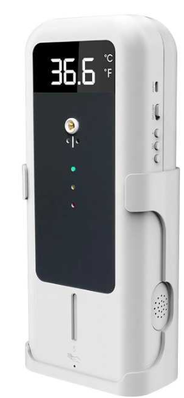 

Термодатчик БЛОКПОСТ ТДК-01 бесконтактный, со встроенным диспенсером, дальность измерения температуры - 3-5 см; звуковая и световая индикации, ТДК-01