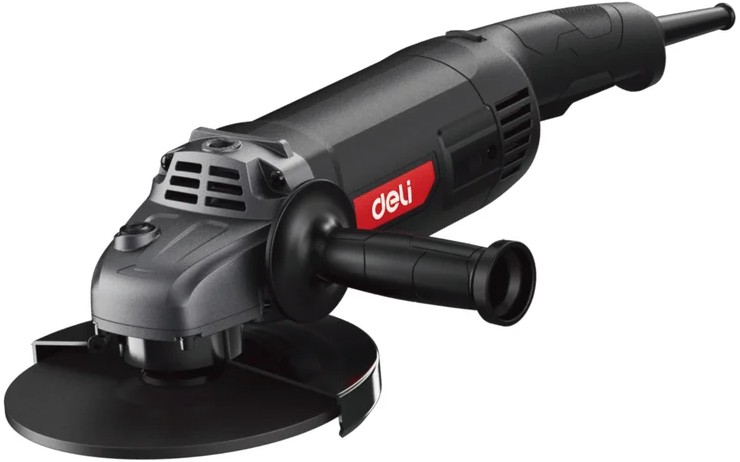 

Шлифовальная машина угловая Deli DE-JM180-1E сетевая (2000Вт, 180мм, 8500об/мин, картон), DE-JM180-1E