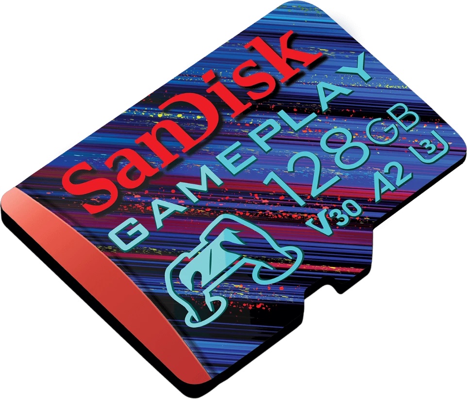 фото Карта памяти MicroSDXC 128GB  SanDisk Gameplay