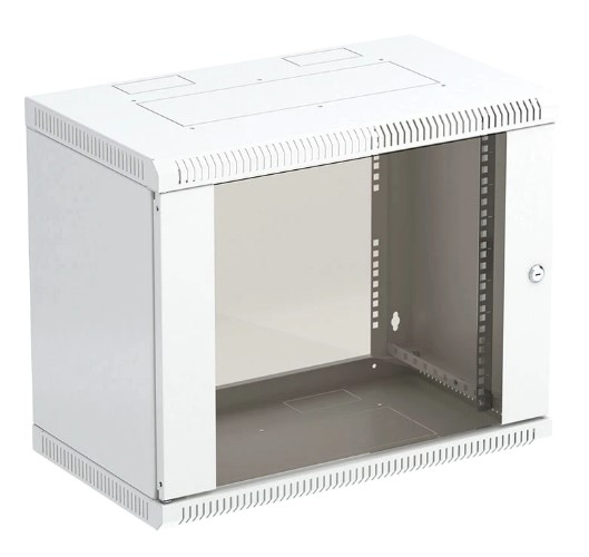 

Шкаф настенный 19", 18U ССД 130411-00587 телекоммуникационный разборный, ШТ-НСр-18U-600-650-С дверь стекло, 130411-00587