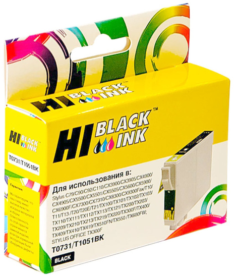 Изображение товара Картридж Hi-Black HB-T0731 для Epson Stylus черно-белая печать