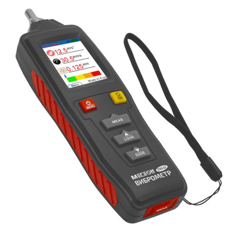 Изображение товара Цифровой виброметр МЕГЕОН 009632 для контроля вибрации оборудования