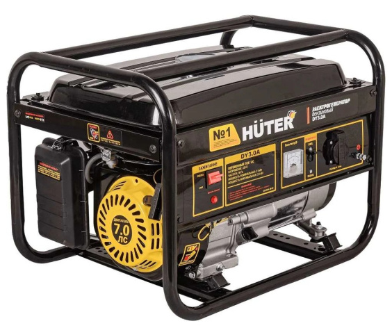Изображение товара Бензиновый генератор Huter DY3.0A 2.8 кВт 220 В автомагистральный источник энергии
