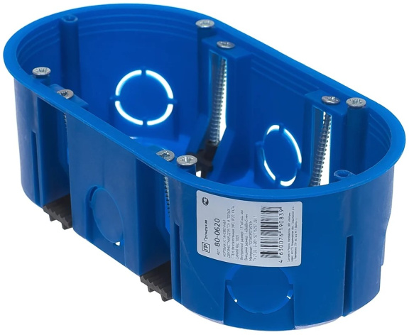 Изображение товара Коробка установочная Промрукав 80-0620 для электромонтажа в полых стенах