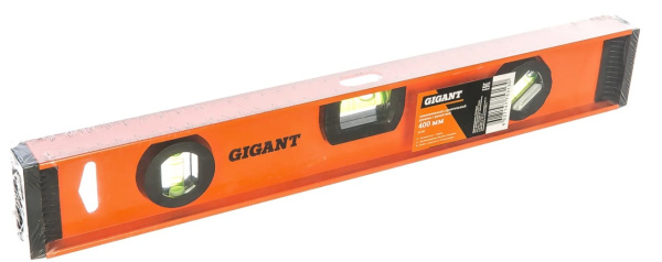 Изображение товара Строительный уровень Gigant SL400 400 мм пузырьковый с тремя глазками