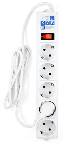 фото Сетевой фильтр  Power Cube SPG-B-0,5М-WHITE в Уфе